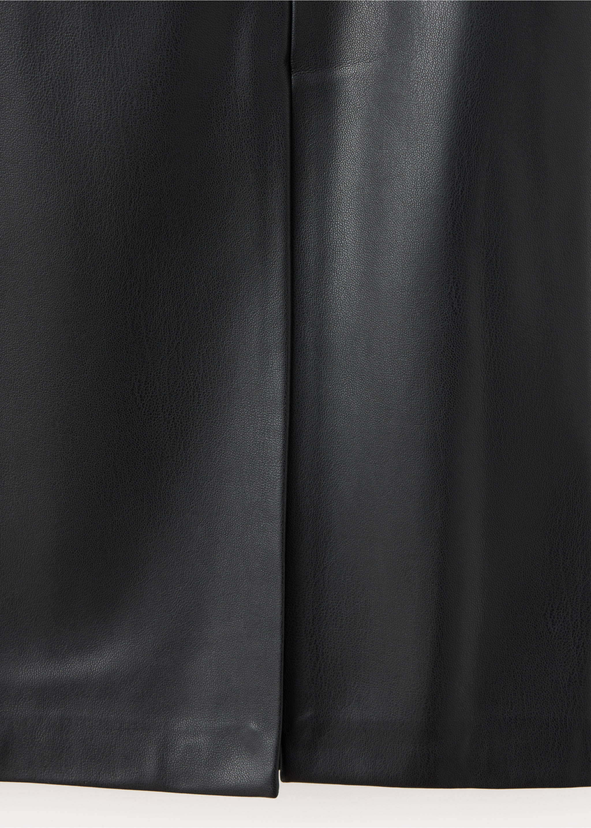 Skirt pencil - Details of the article 8, Black. Ref: 37025989-00.