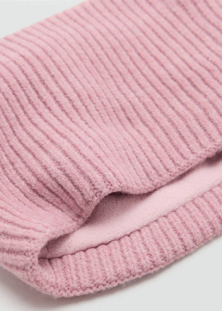 Knit scarf — Pale Pink