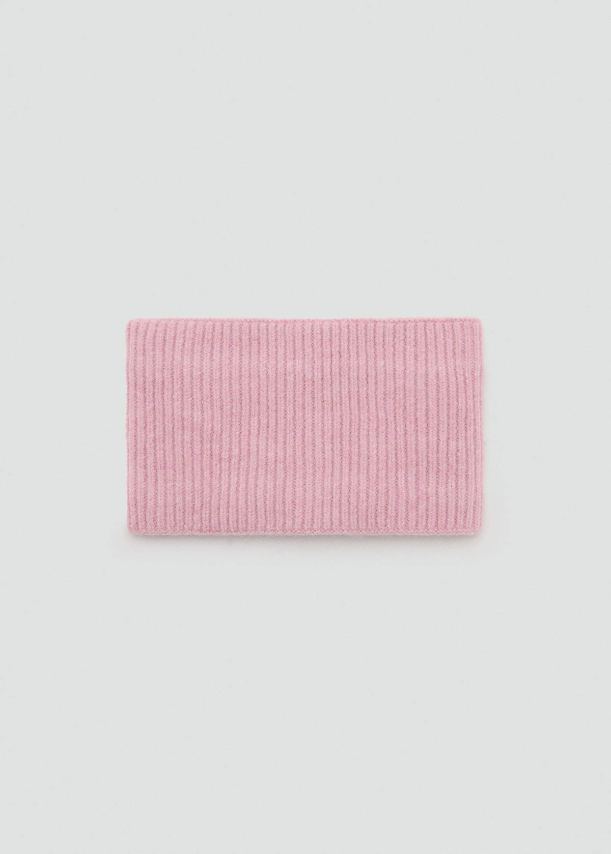 Knit scarf — Pale Pink