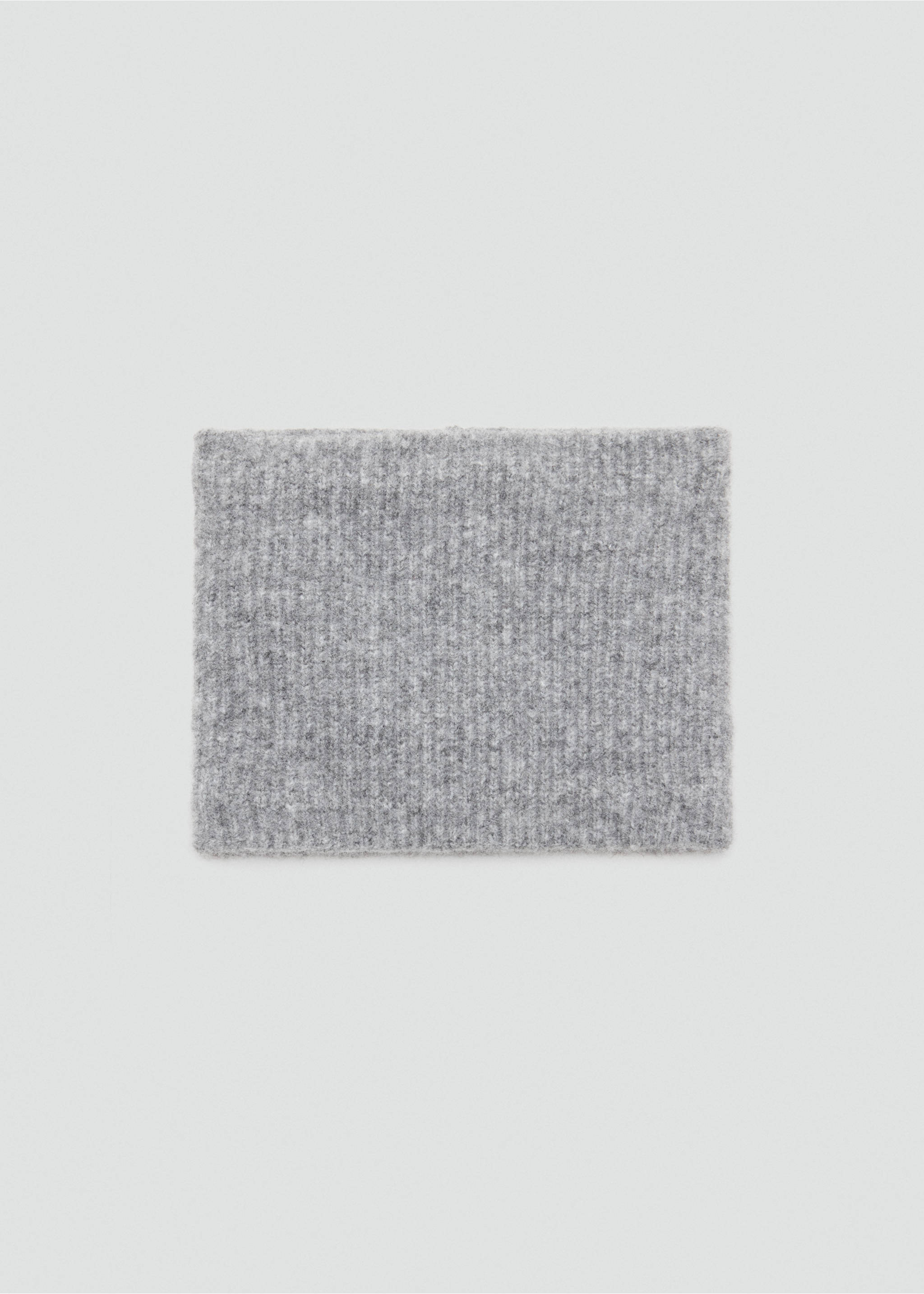 Knit scarf - Article without model, Grey. Ref: 37025996-00.