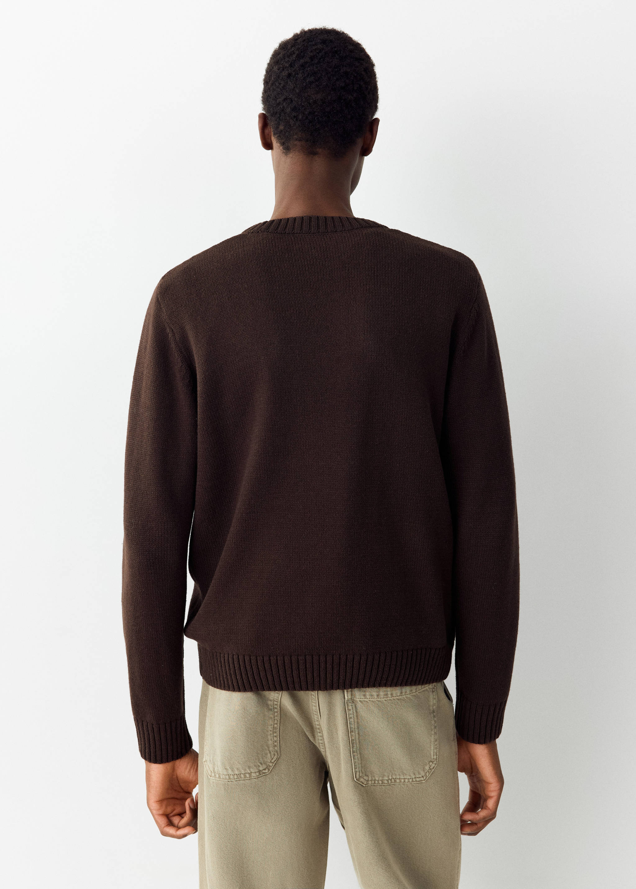 Basic chunky knit jumper - Reverse of the article