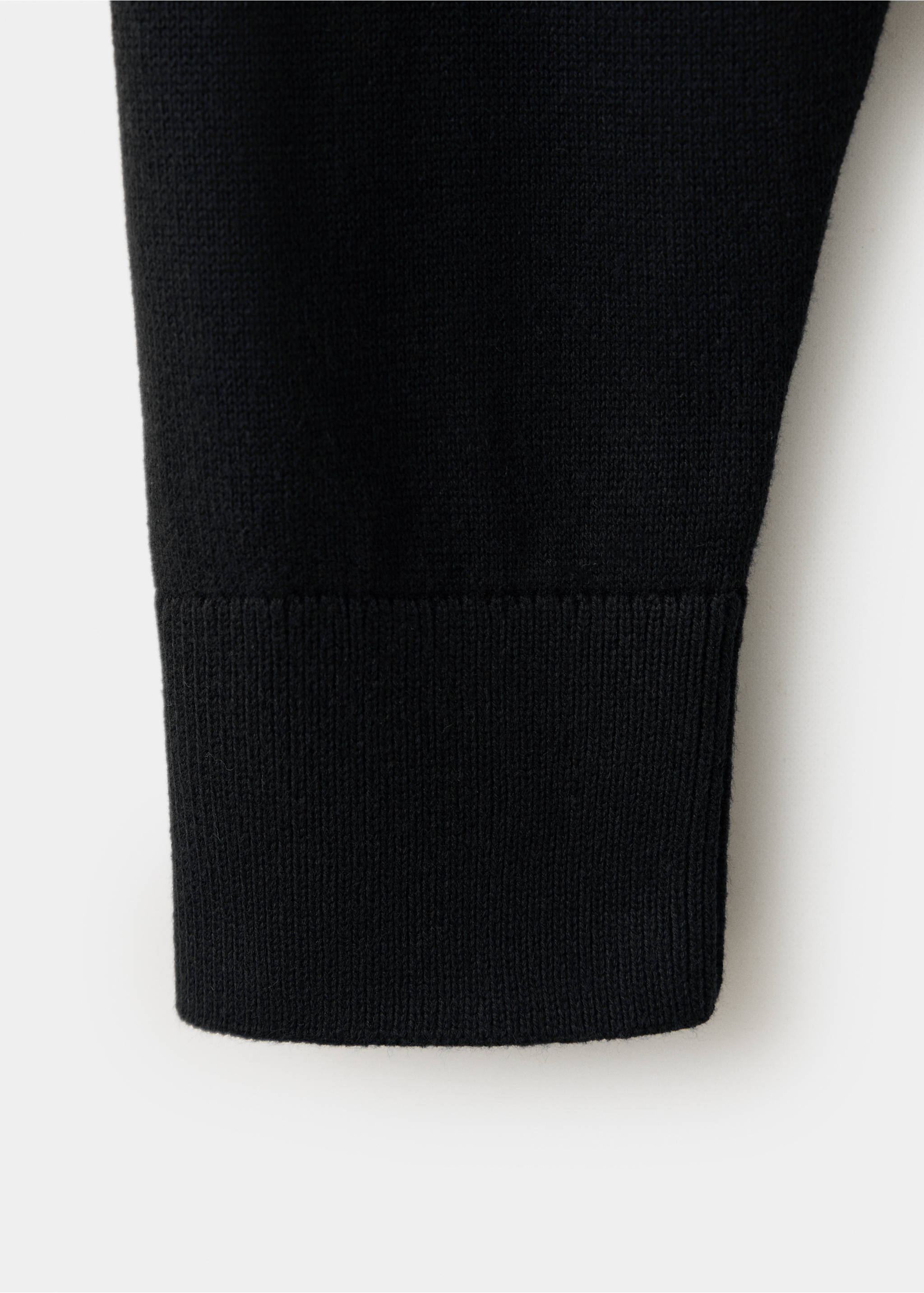Knitted cotton sweater - Details of the article 0, Navy. Ref: 37026005-00.