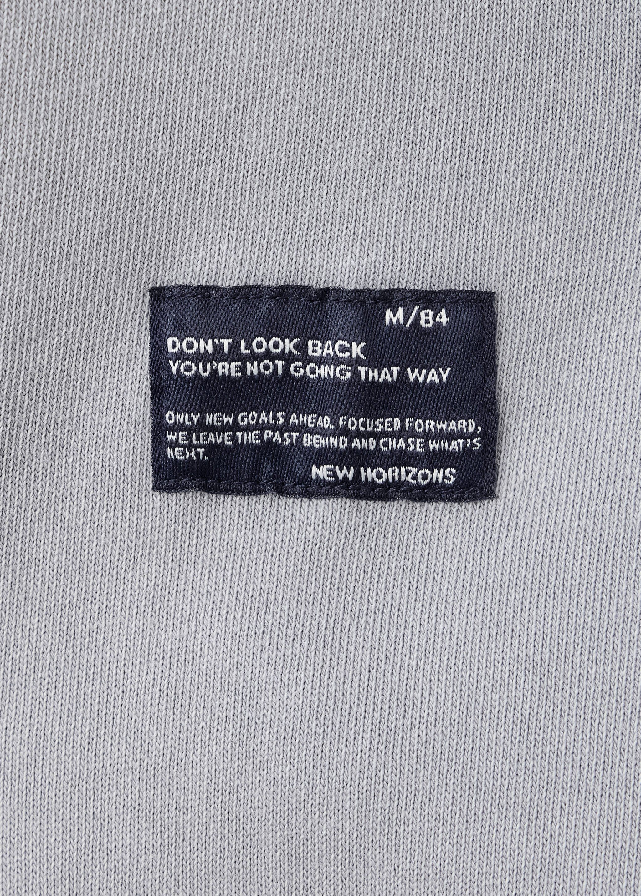 Cotton sweatshirt with patch detail - Details of the article 0