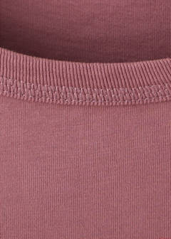 Short-sleeved cotton t-shirt — Burgundy 6