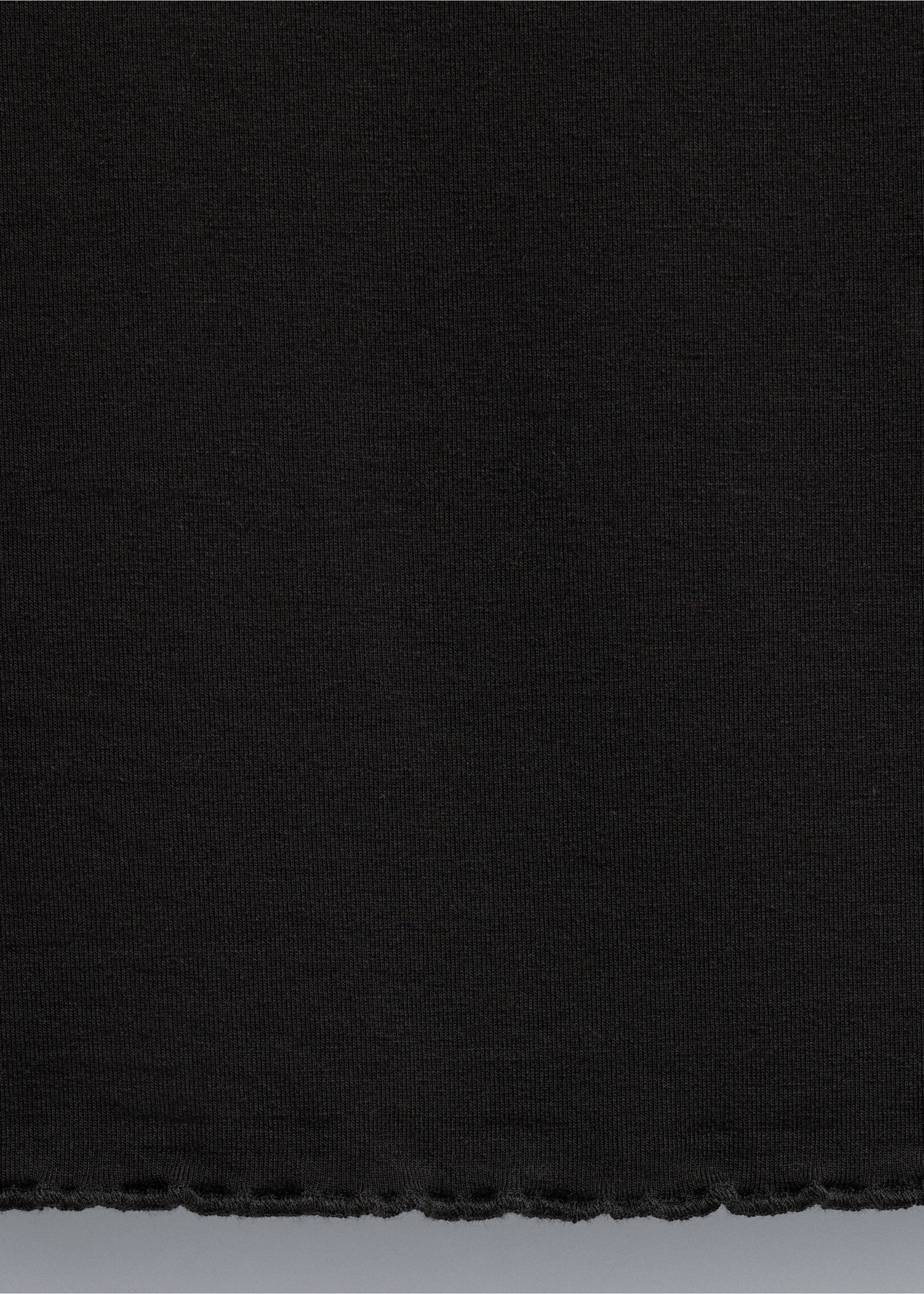 Lyocell T-shirt with seam detail - Detail van het artikel 0, Zwart. Ref: 37026013-00.
