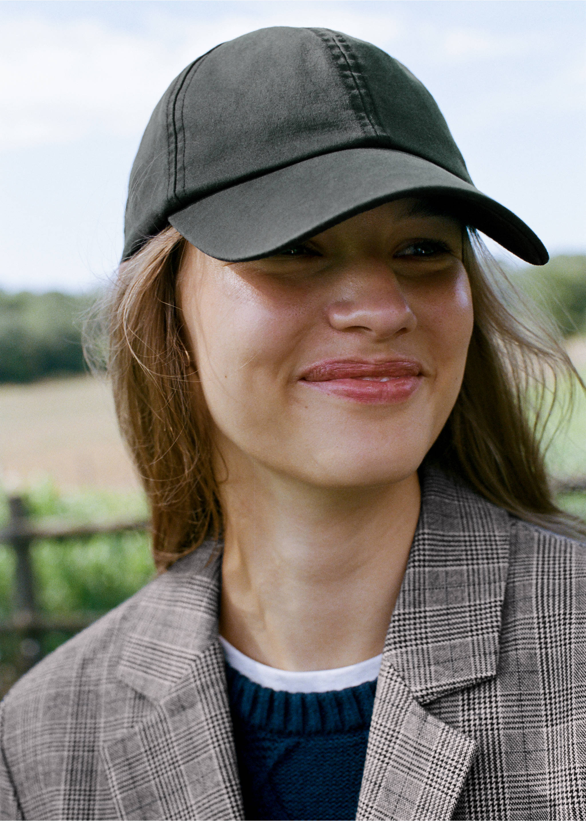 Distressed-effect cap - General plane, Khaki. Ref: 37026014-00.