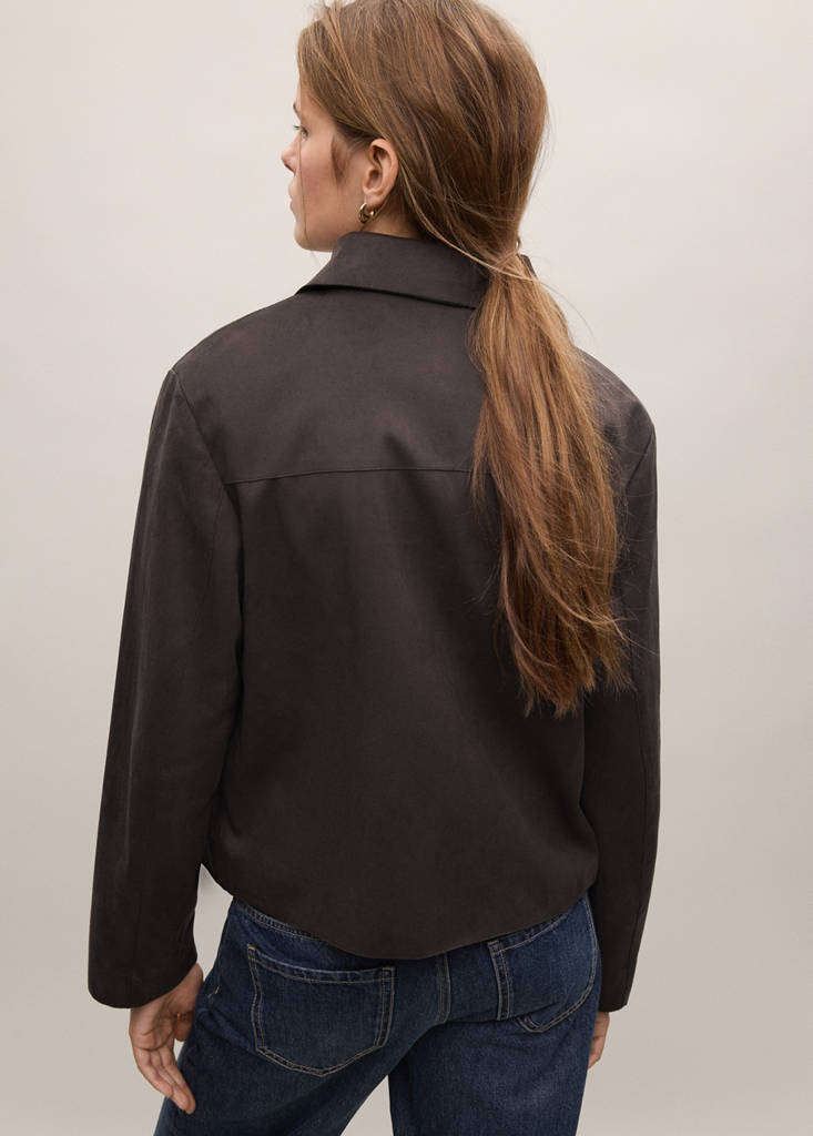 Suede effect jacket - thumbnail 3