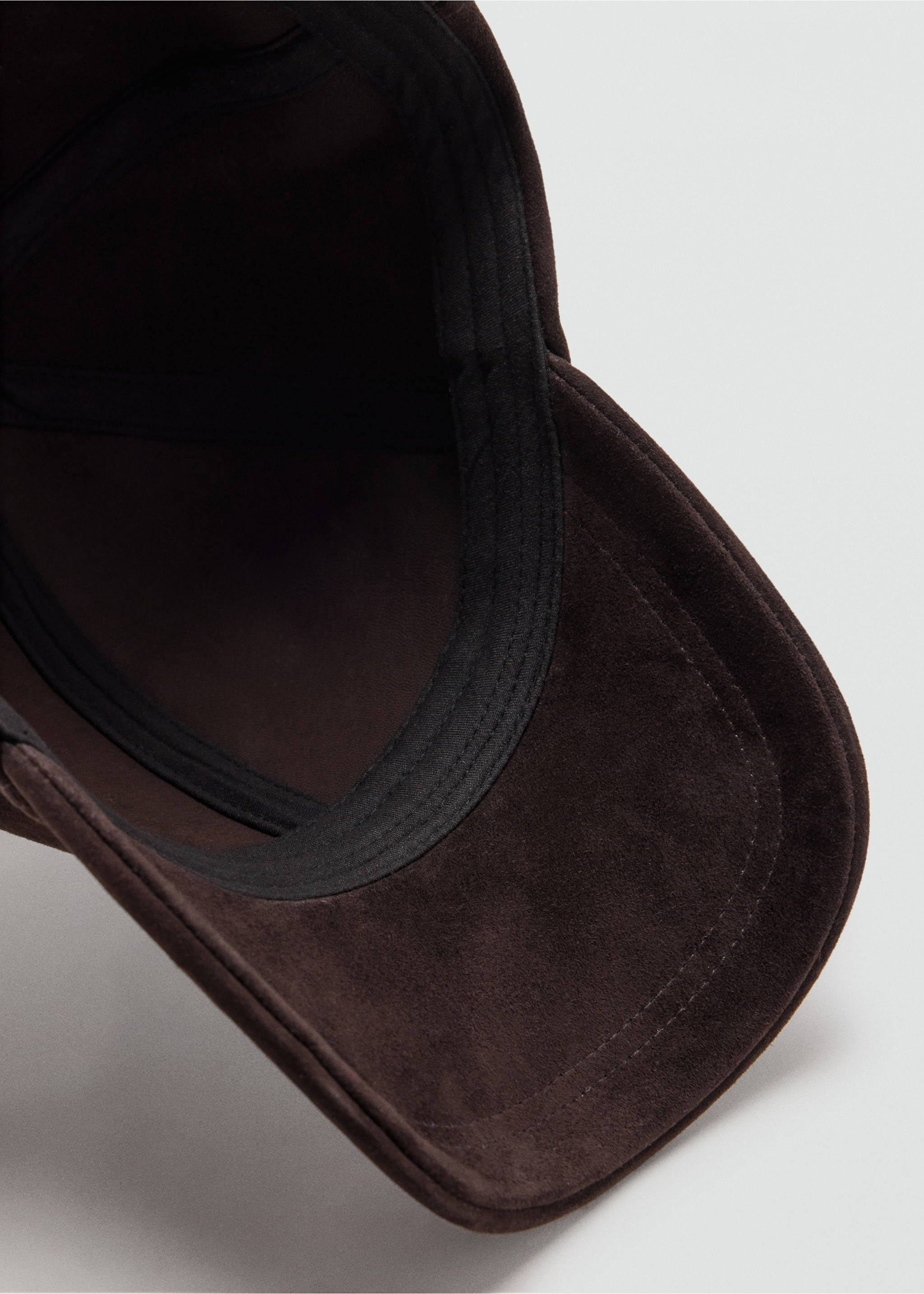 Gorra 100% piel - Detalle del artículo 2, Marrón. Ref: 37026328-00.