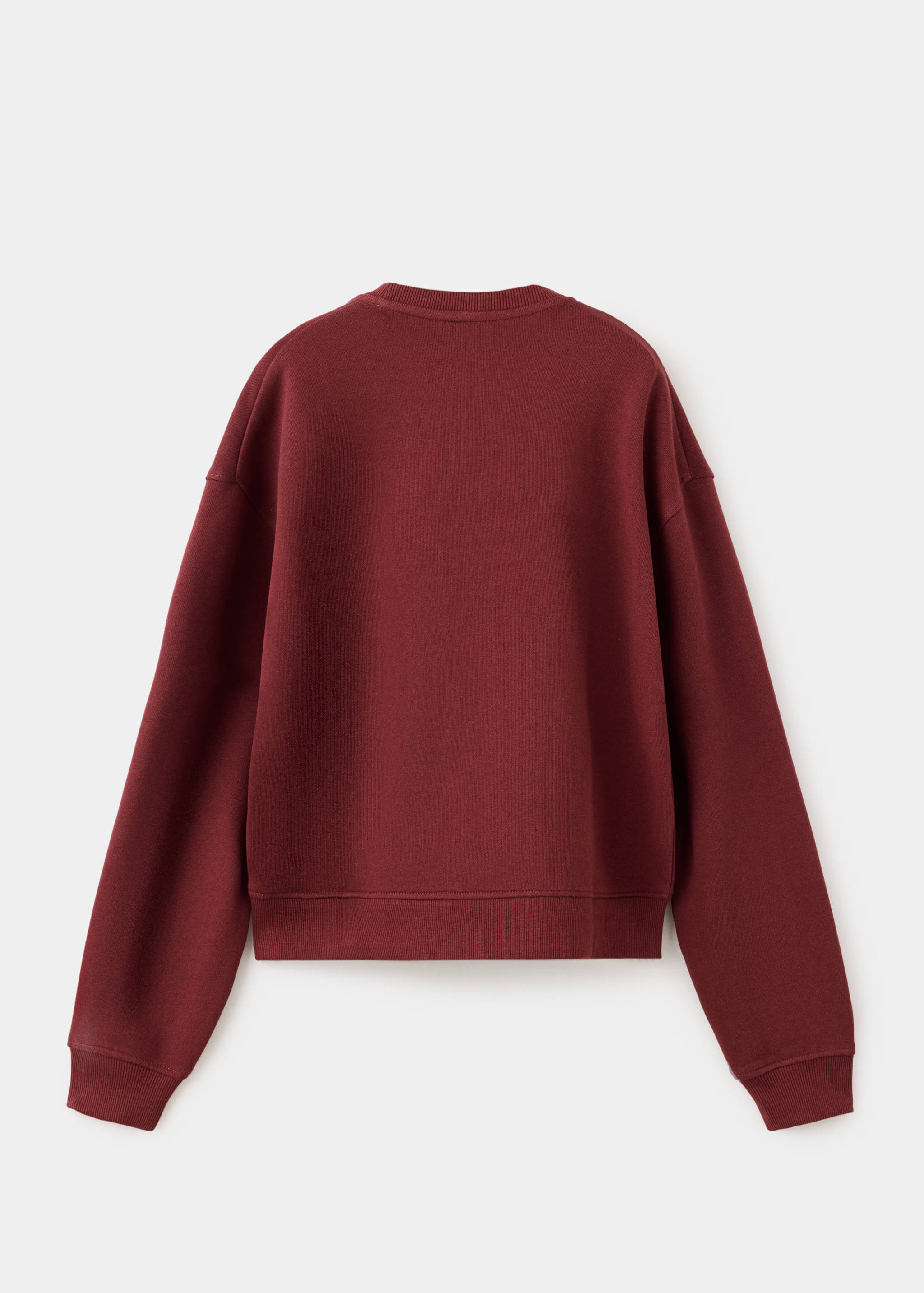Printed cotton sweatshirt - Reverse of the article