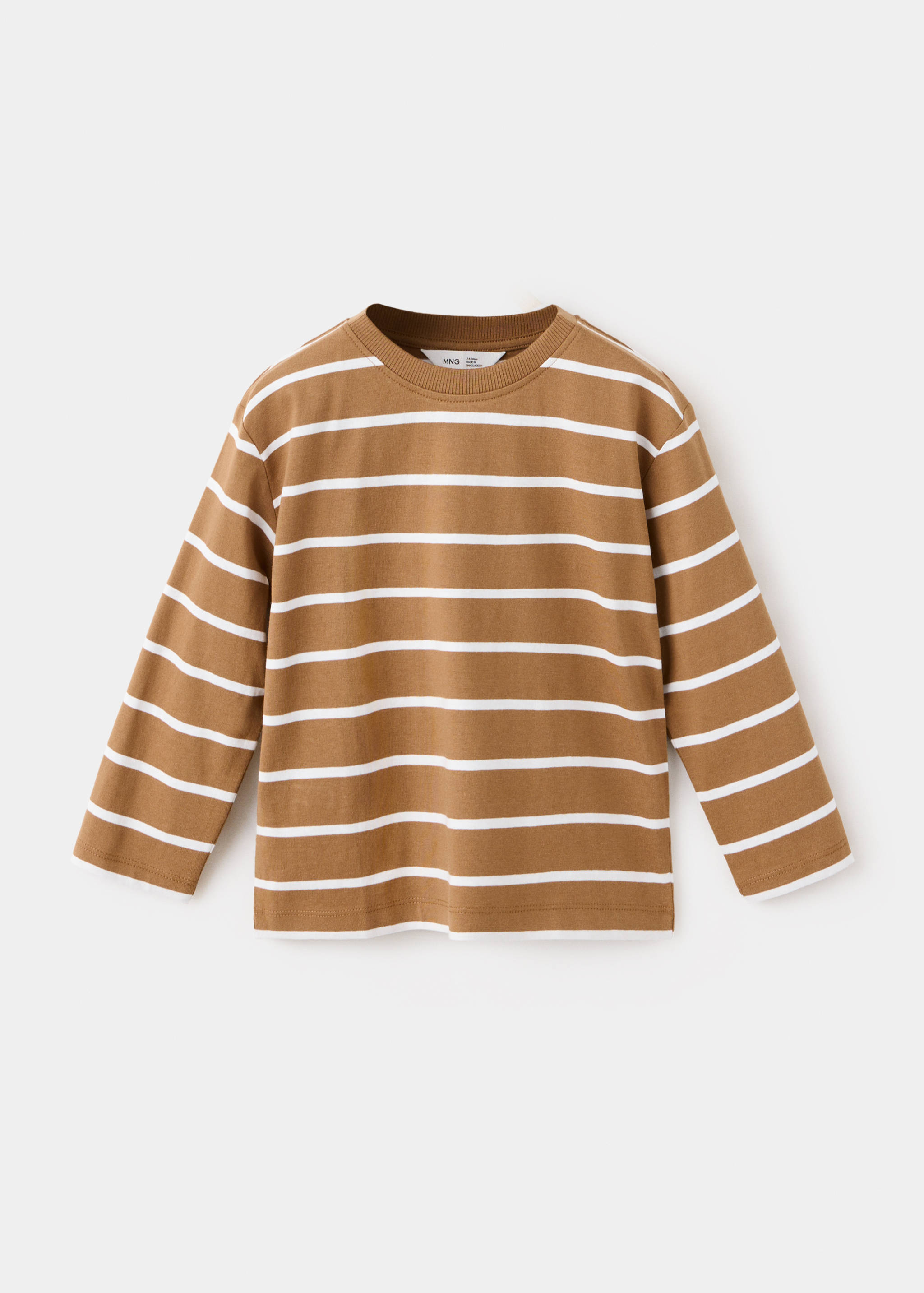 Striped cotton T-shirt - Article without model