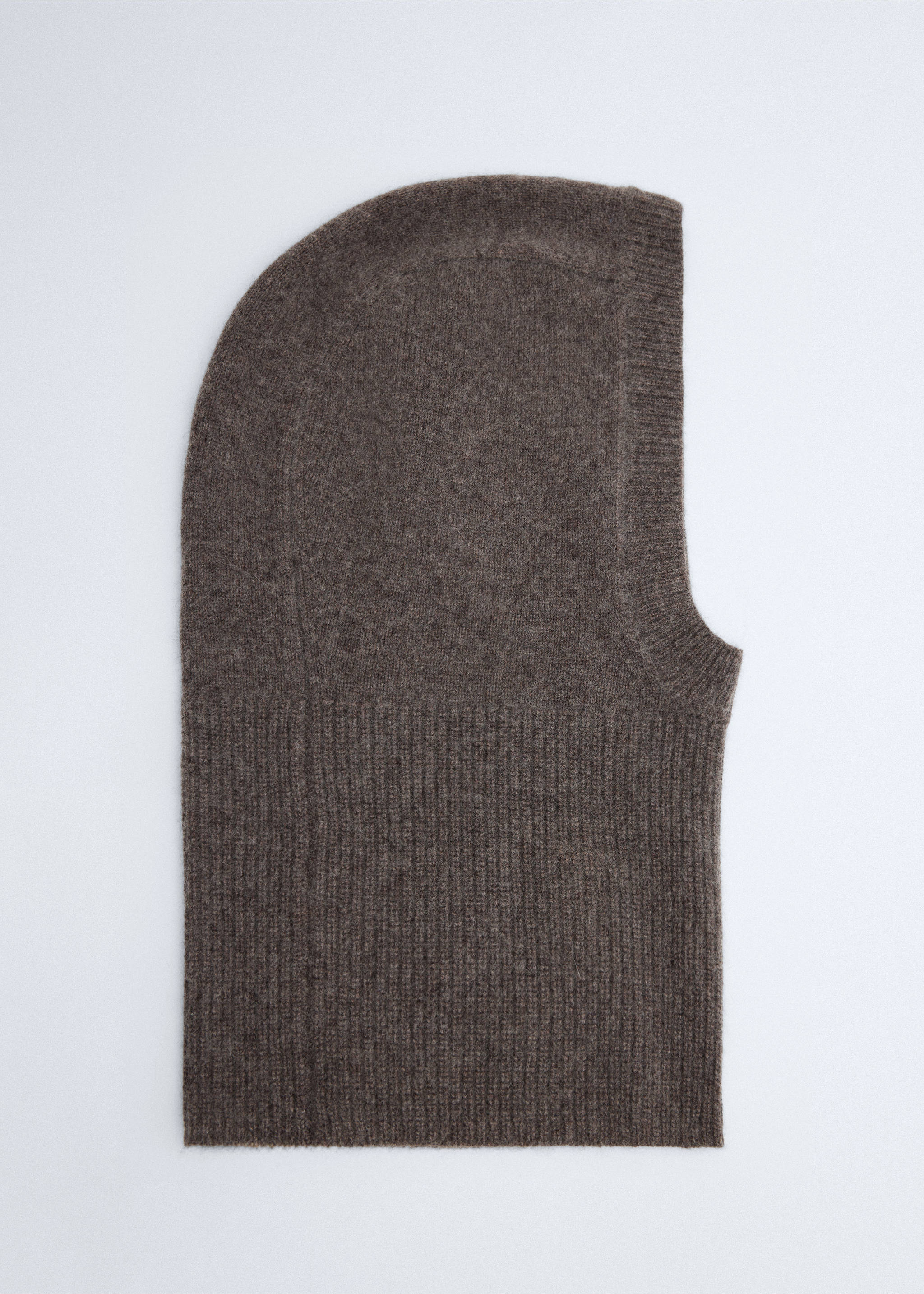 Balaclava punto lana cashmere - Artículo sin modelo, Marrón medio. Ref: 37026337-00.