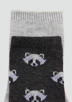 2 pack mixed socks — Medium Heather Grey 3