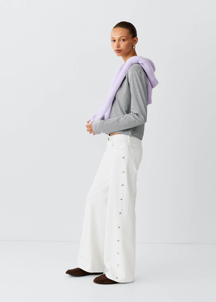 Low-waist studded jeans — Off White