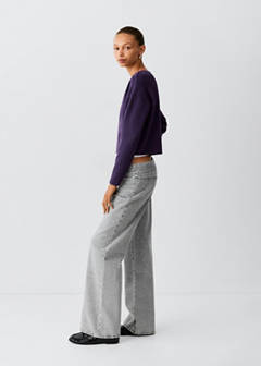 Low-rise jeans with belt — Denim Grey 1