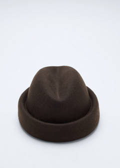 100% wool hat — Chocolate 4