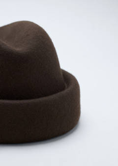 100% wool hat — Chocolate 5