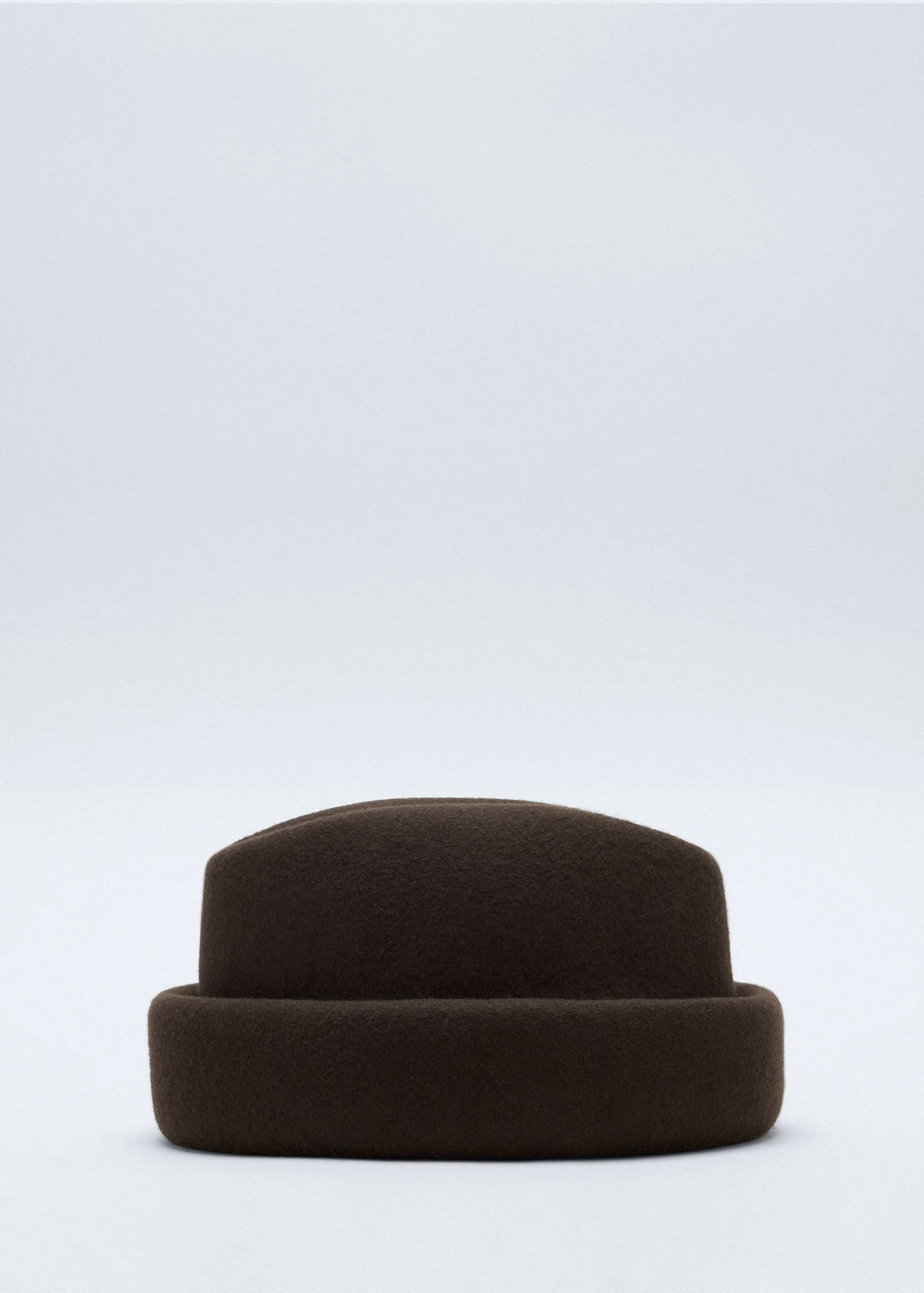 100% wool hat — Chocolate