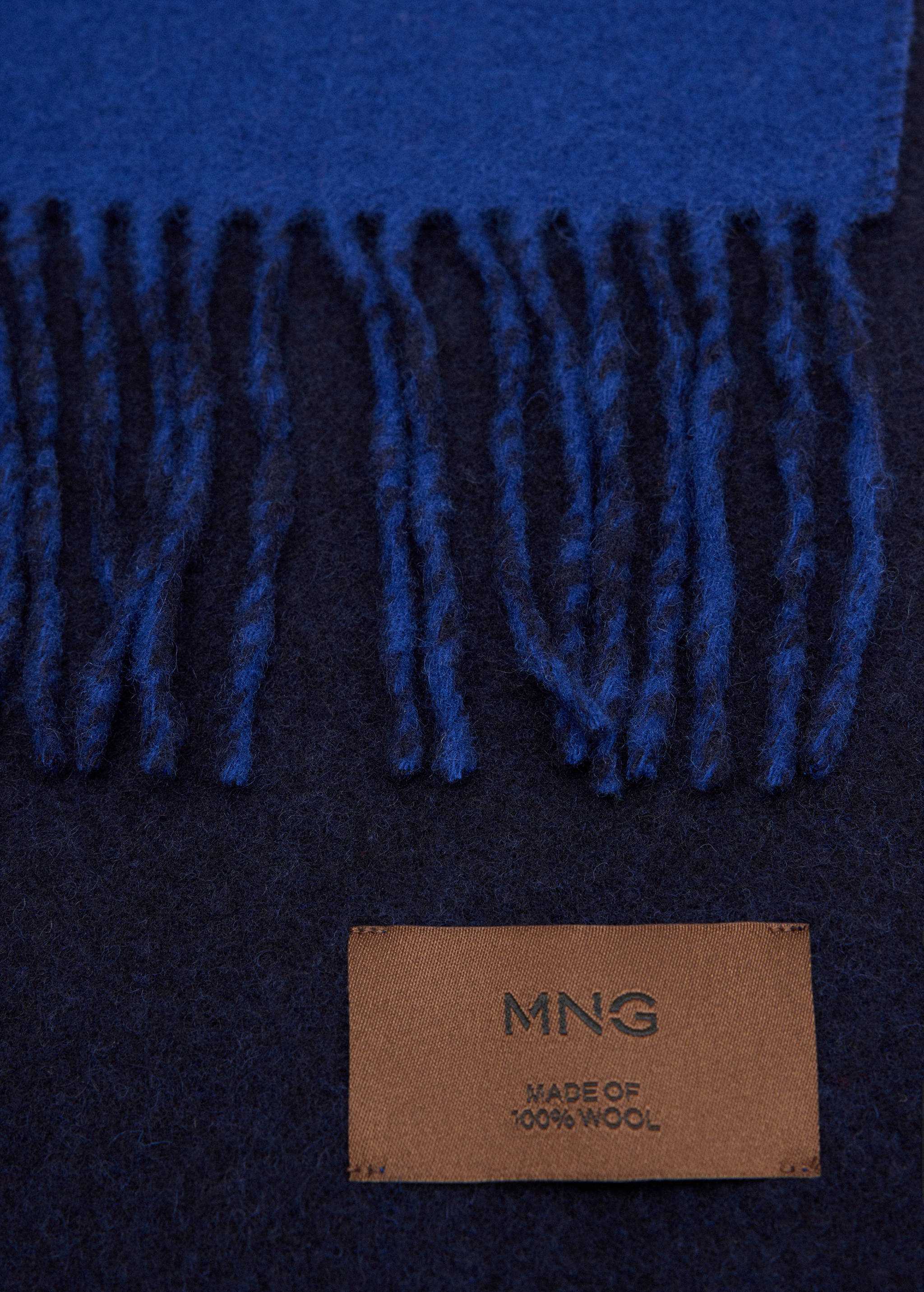 100% reversible wool scarf - Medium plane