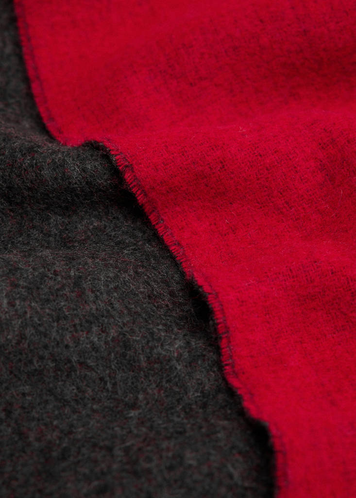 100% reversible wool scarf - thumbnail 4