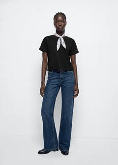 T-shirt with star detailing — Black 2