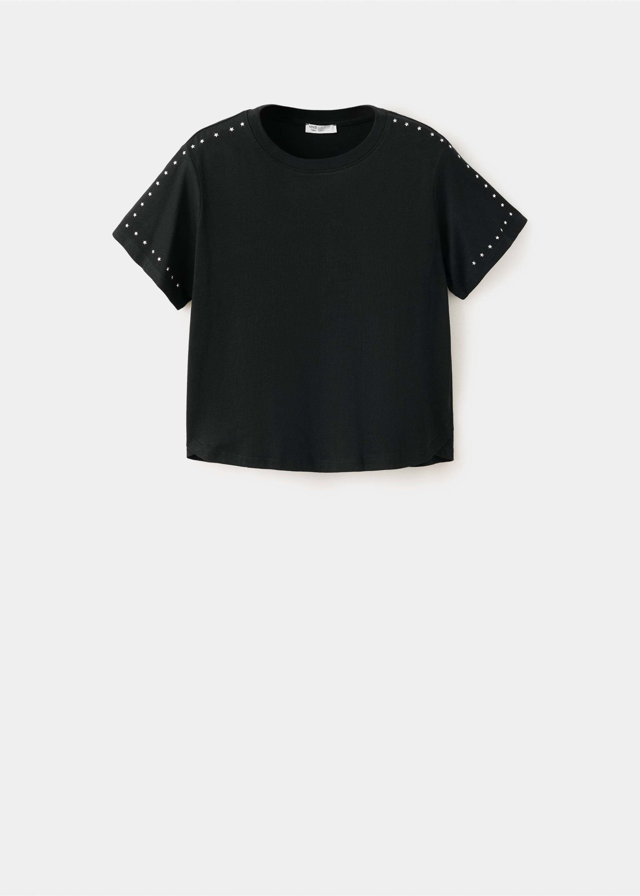 T-shirt starry - Article sans modèle, Noir. Ref: 37026355-00.