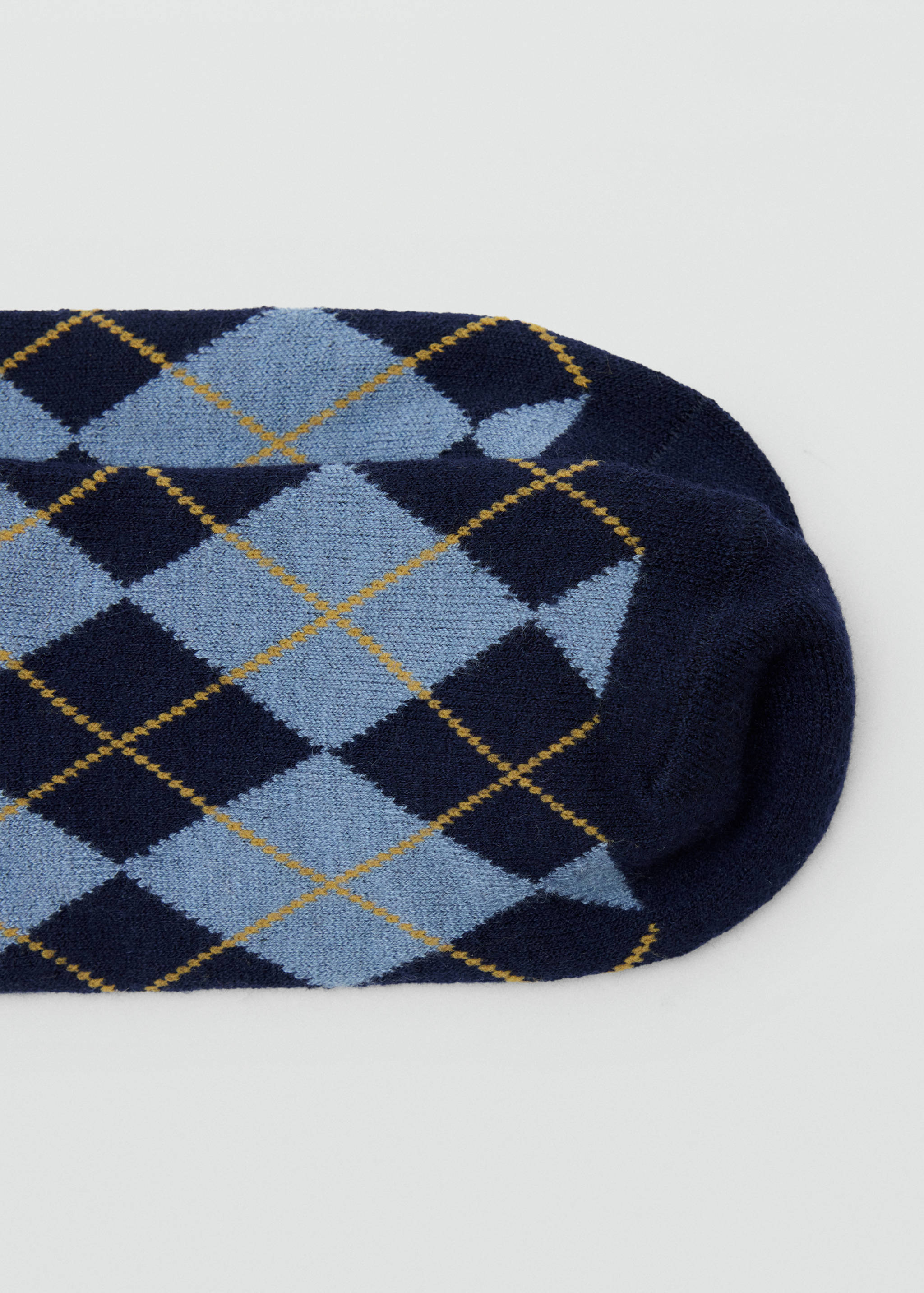 Argyle knit socks - Medium plane