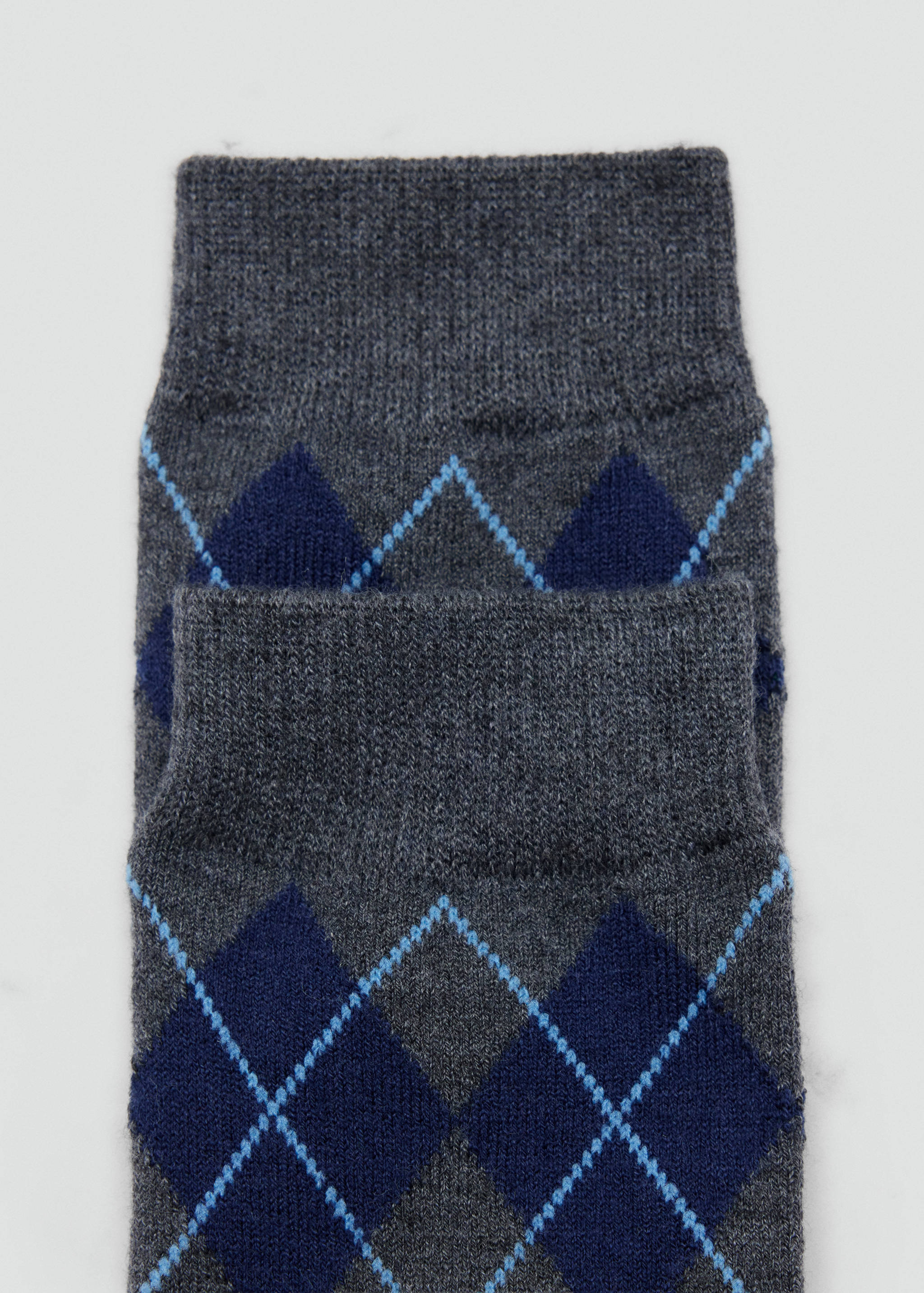 Argyle knit socks - Details of the article 1