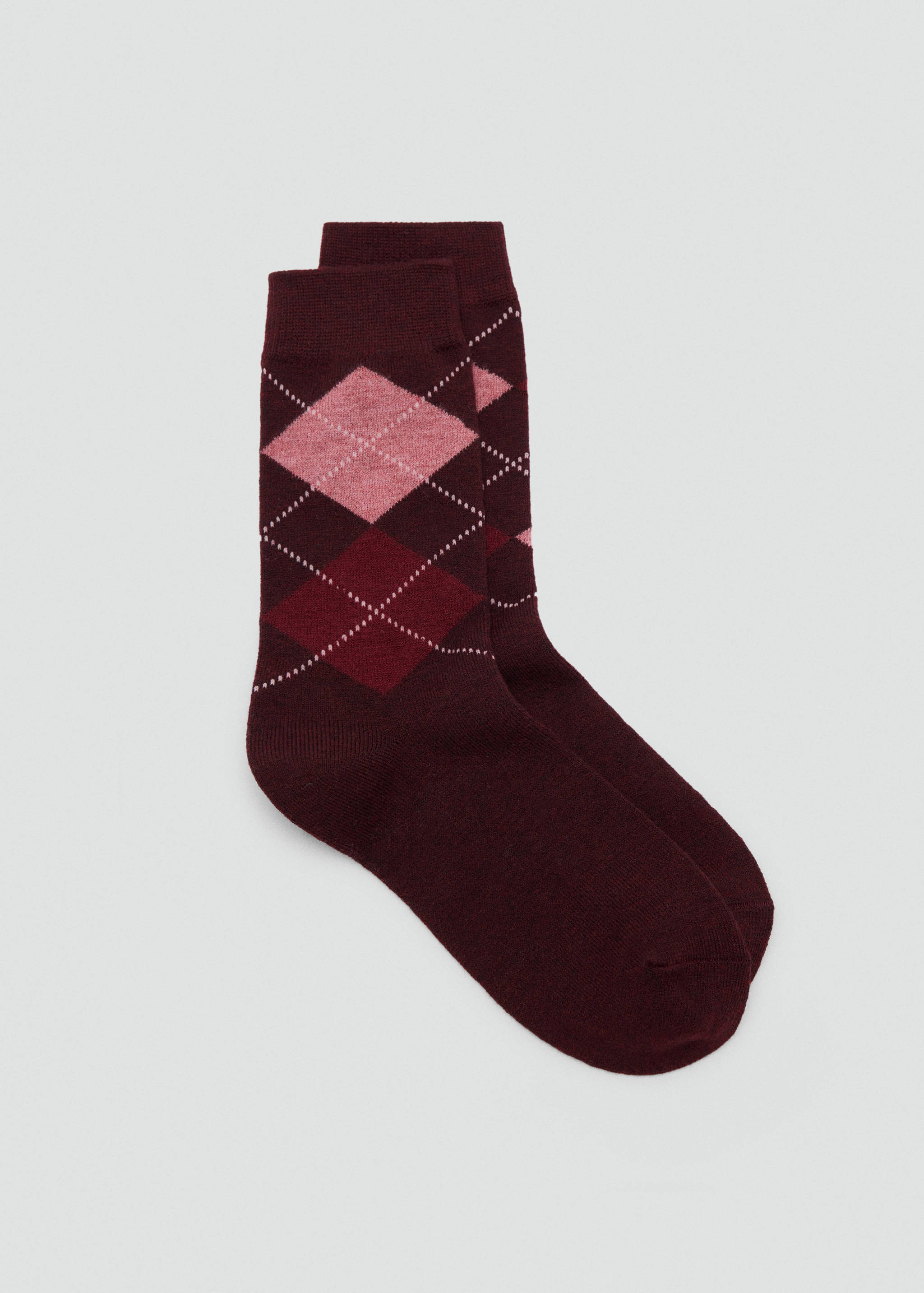 Argyle knit socks - Article without model