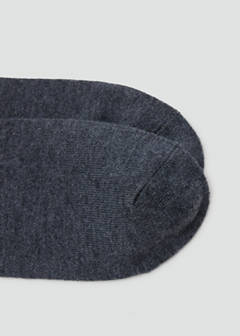 Argyle knit socks — Dark Heather Grey 2