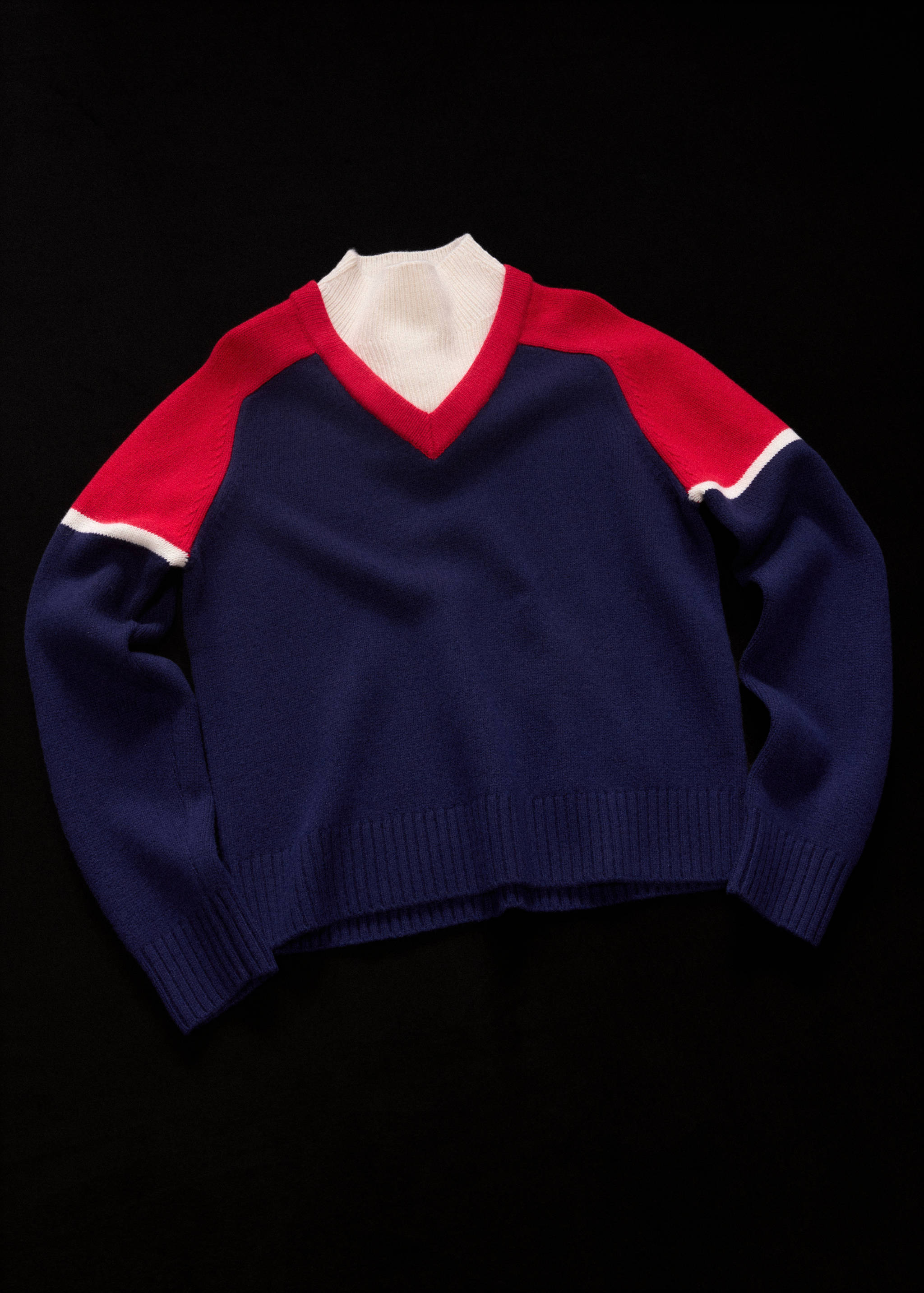 Pull en laine contraste superposition - Détail de l'article 5