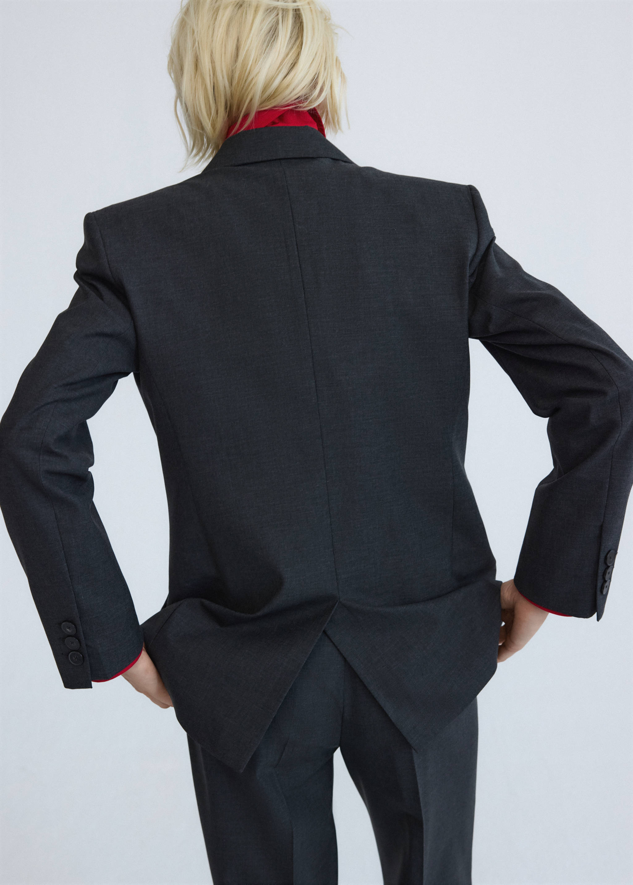 Wool suit trousers - Reverse of the article