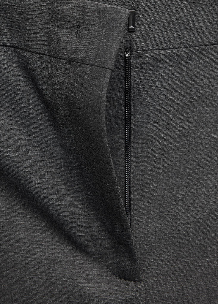 Wool suit trousers — Grey