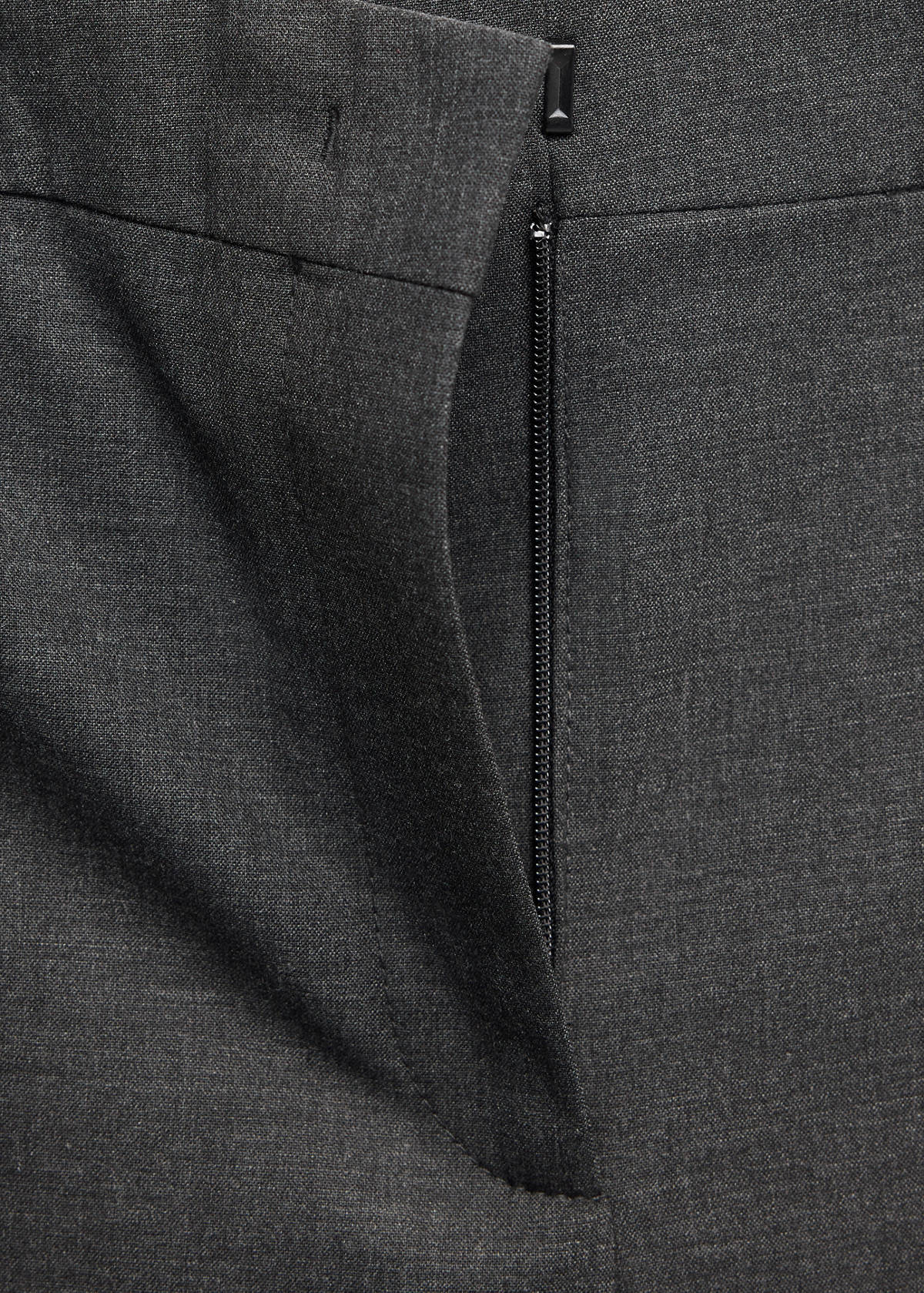 Wool suit trousers — Grey