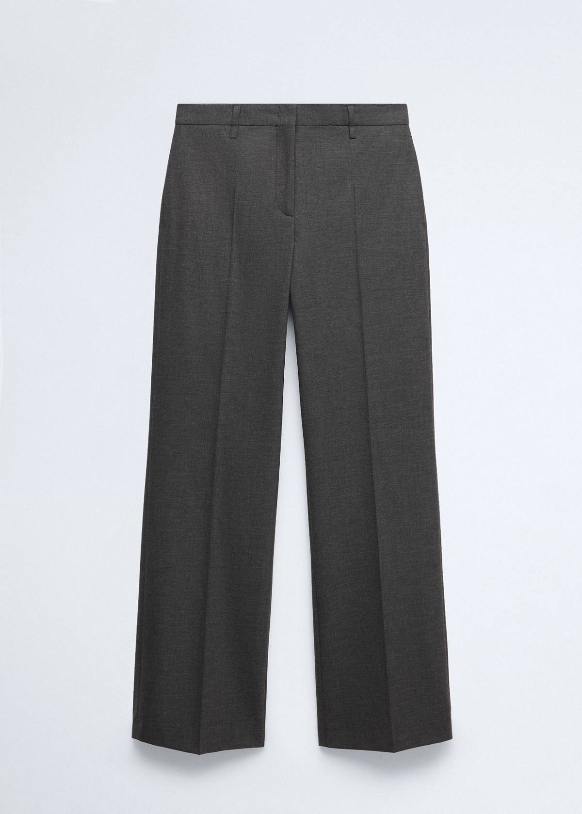 Wool suit trousers — Grey