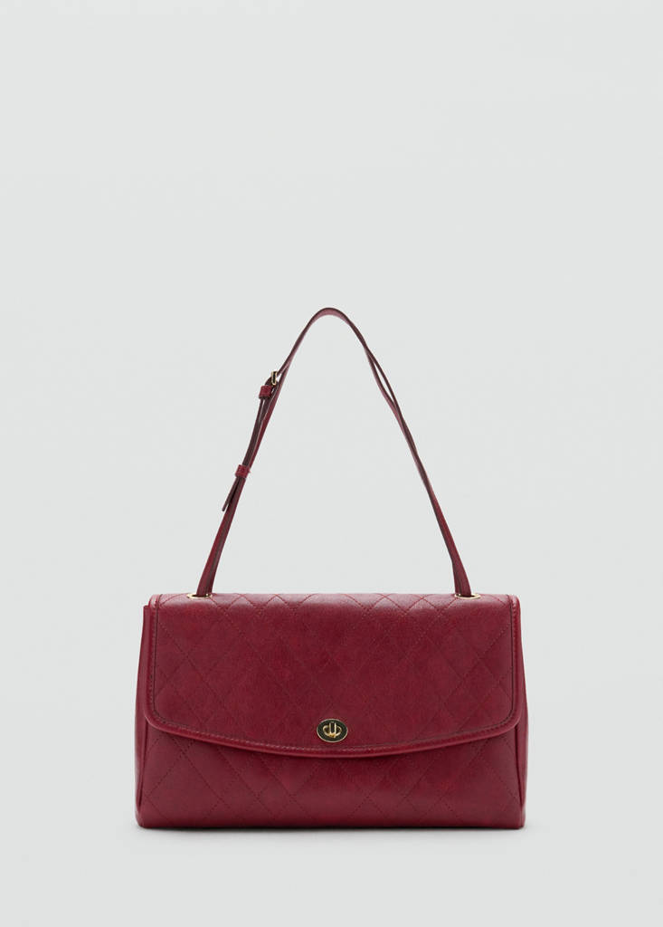 Mango Quilted shoulder bag