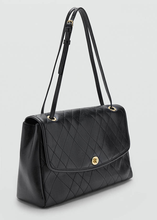 Mango Quilted shoulder bag