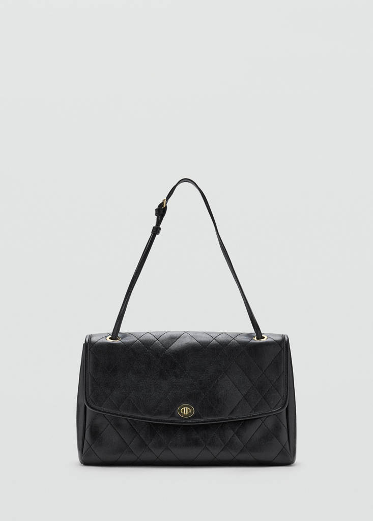 Mango Quilted shoulder bag