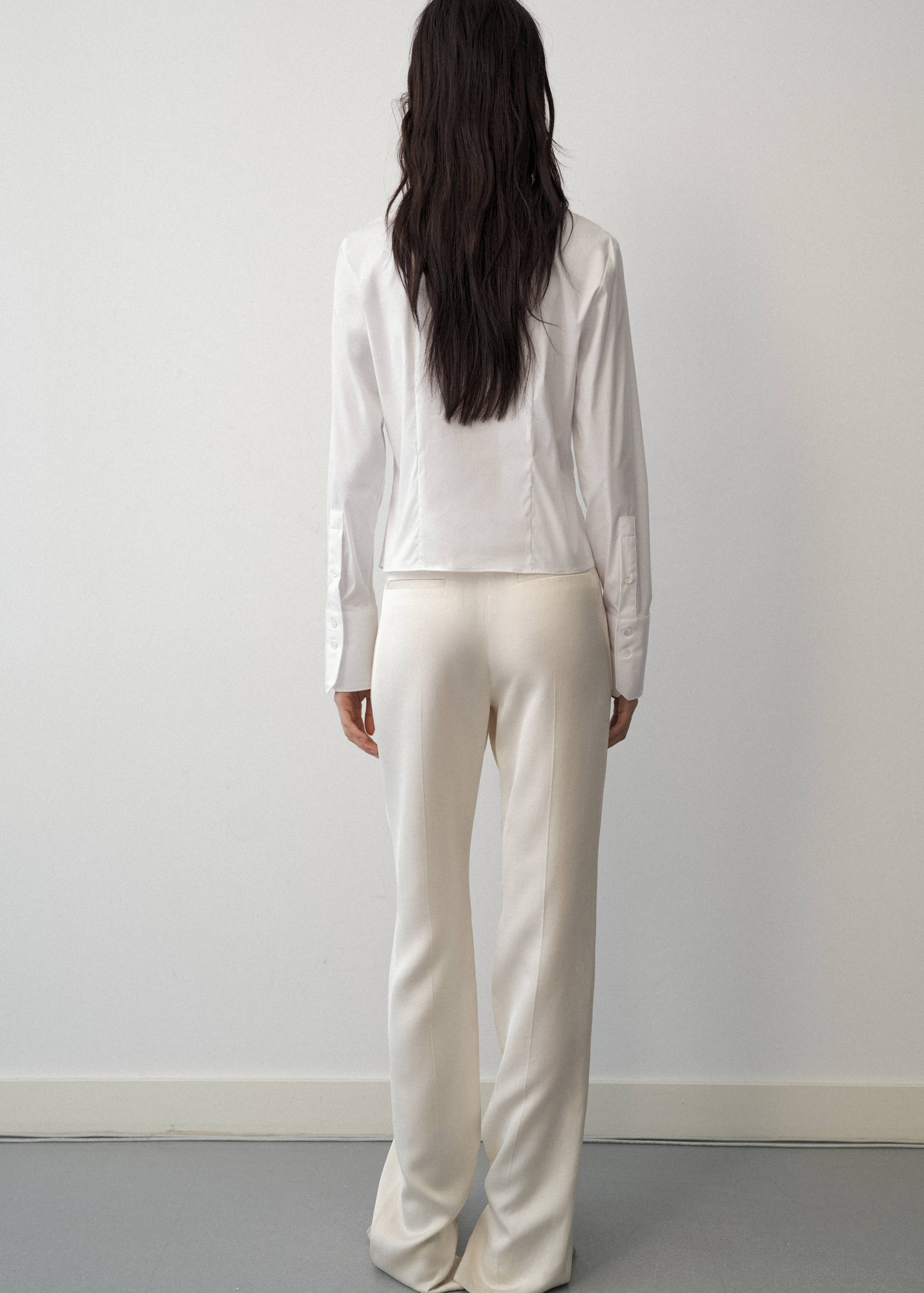 Chemise popeline courte - Verso de l’article