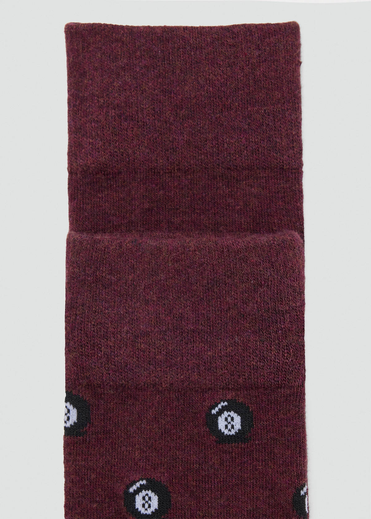 2 pack mixed socks — Burgundy