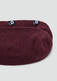 2 pack mixed socks — Burgundy 3