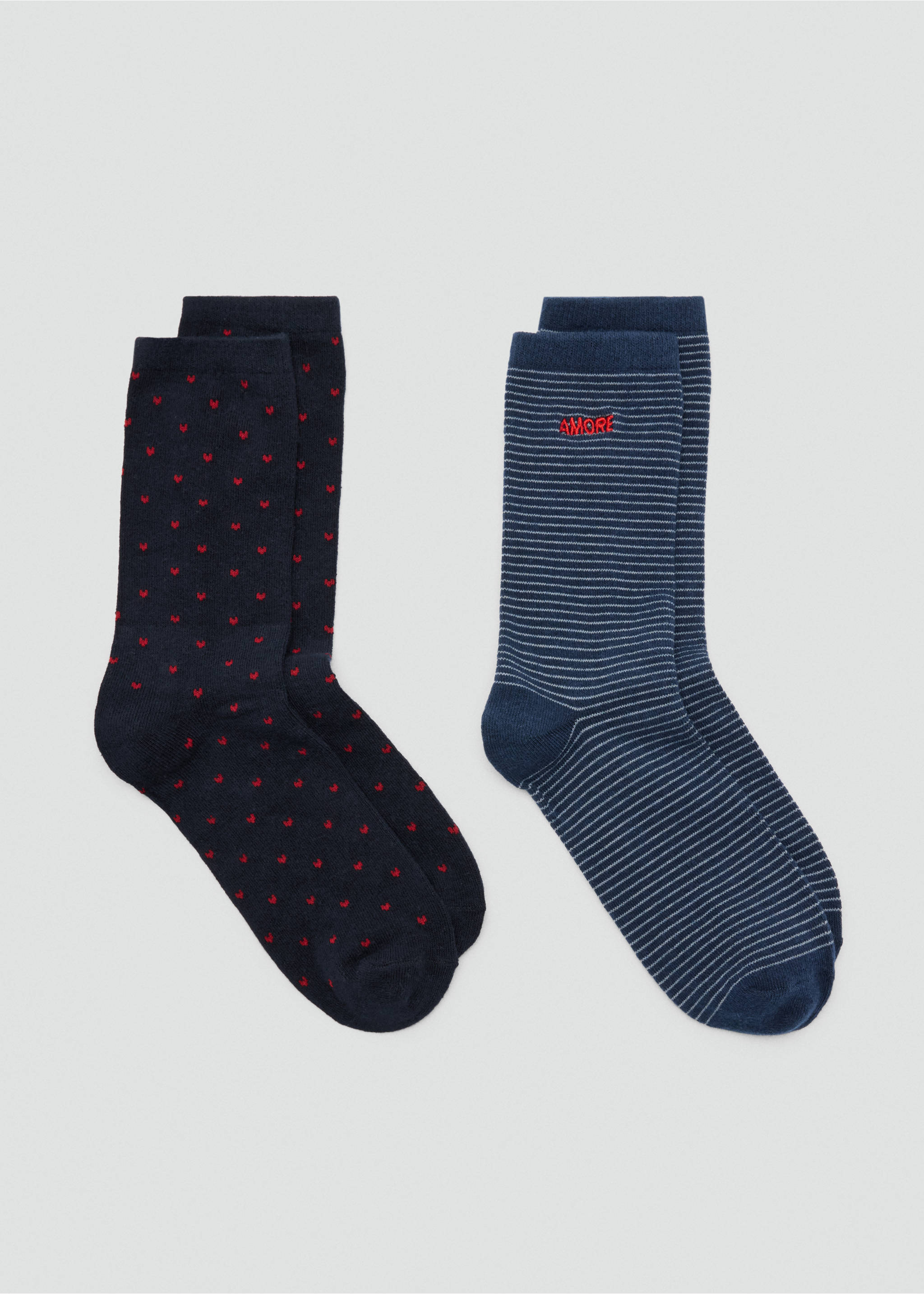 2 pack mixed socks - Article without model, Dark Navy. Ref: 37026725-00.