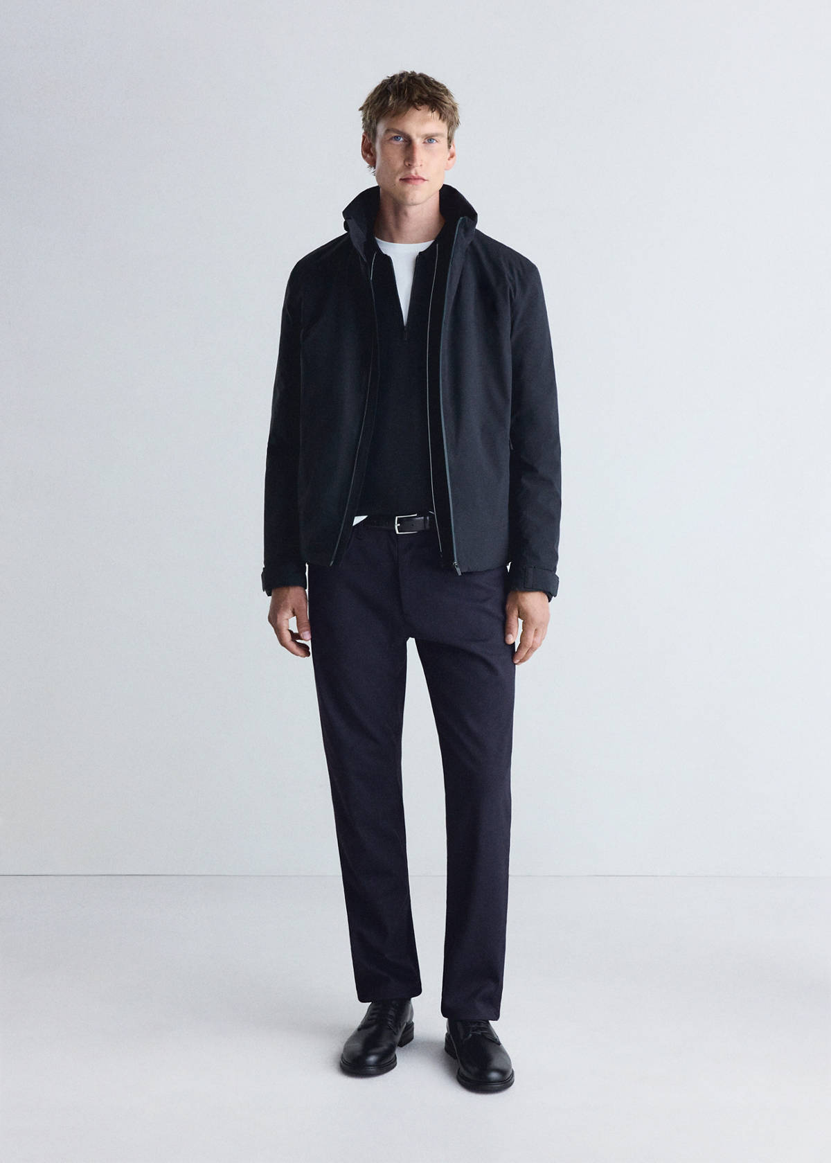 Waterproof padded parka — Night Blue