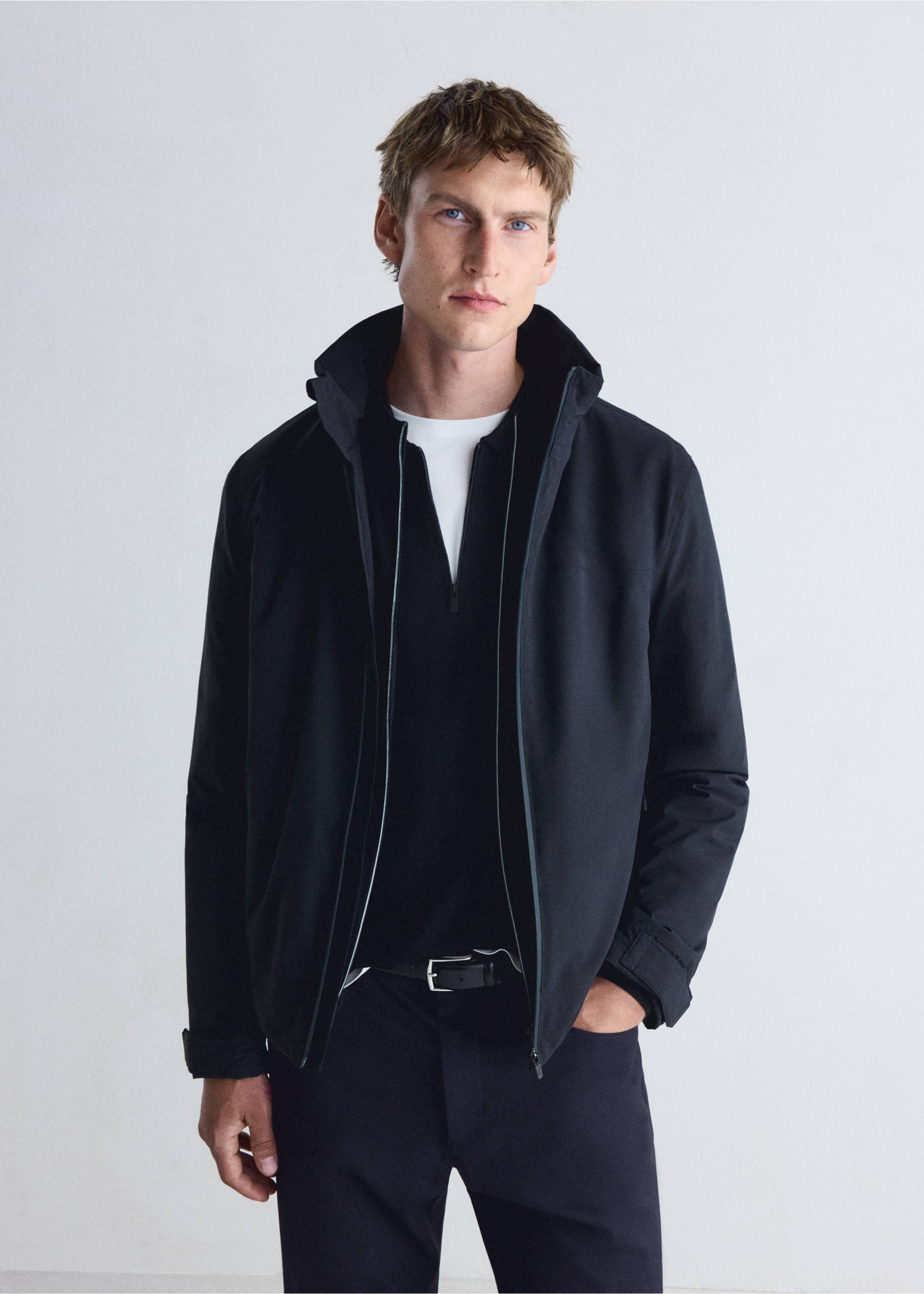 Jacket rian - Medium plane, Night Blue. Ref: 37026726-00.