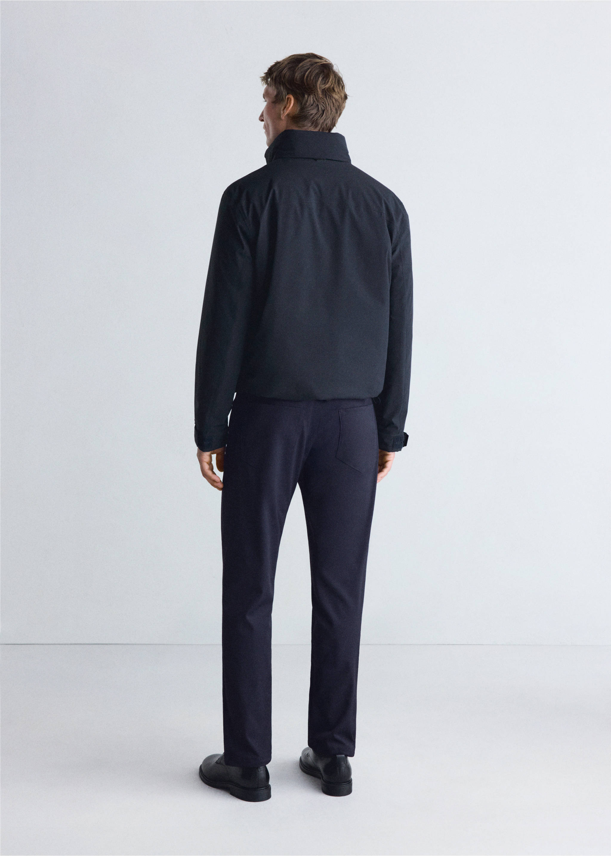 Jacket rian - Reverse of the article, Night Blue. Ref: 37026726-00.