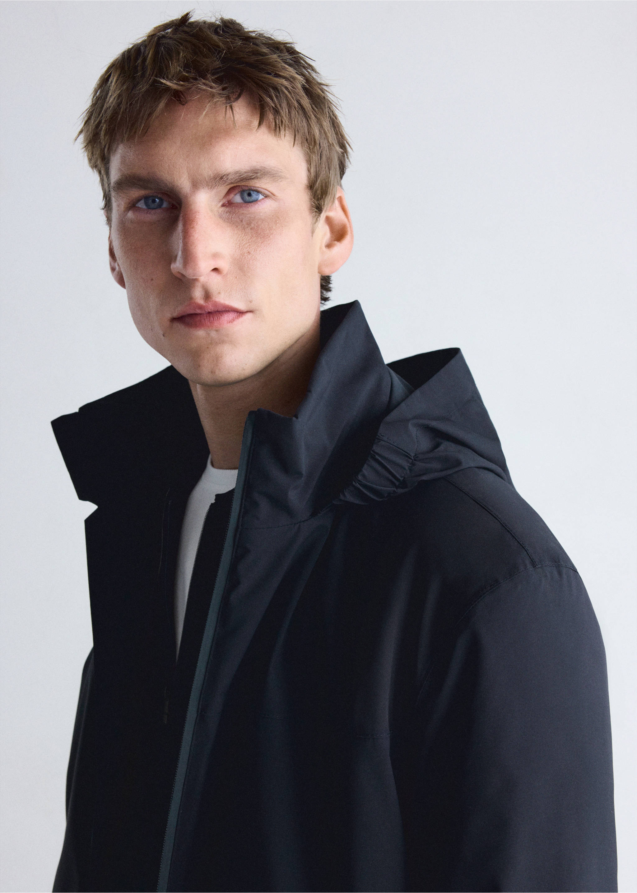 Jacket rian - Details of the article 1, Night Blue. Ref: 37026726-00.