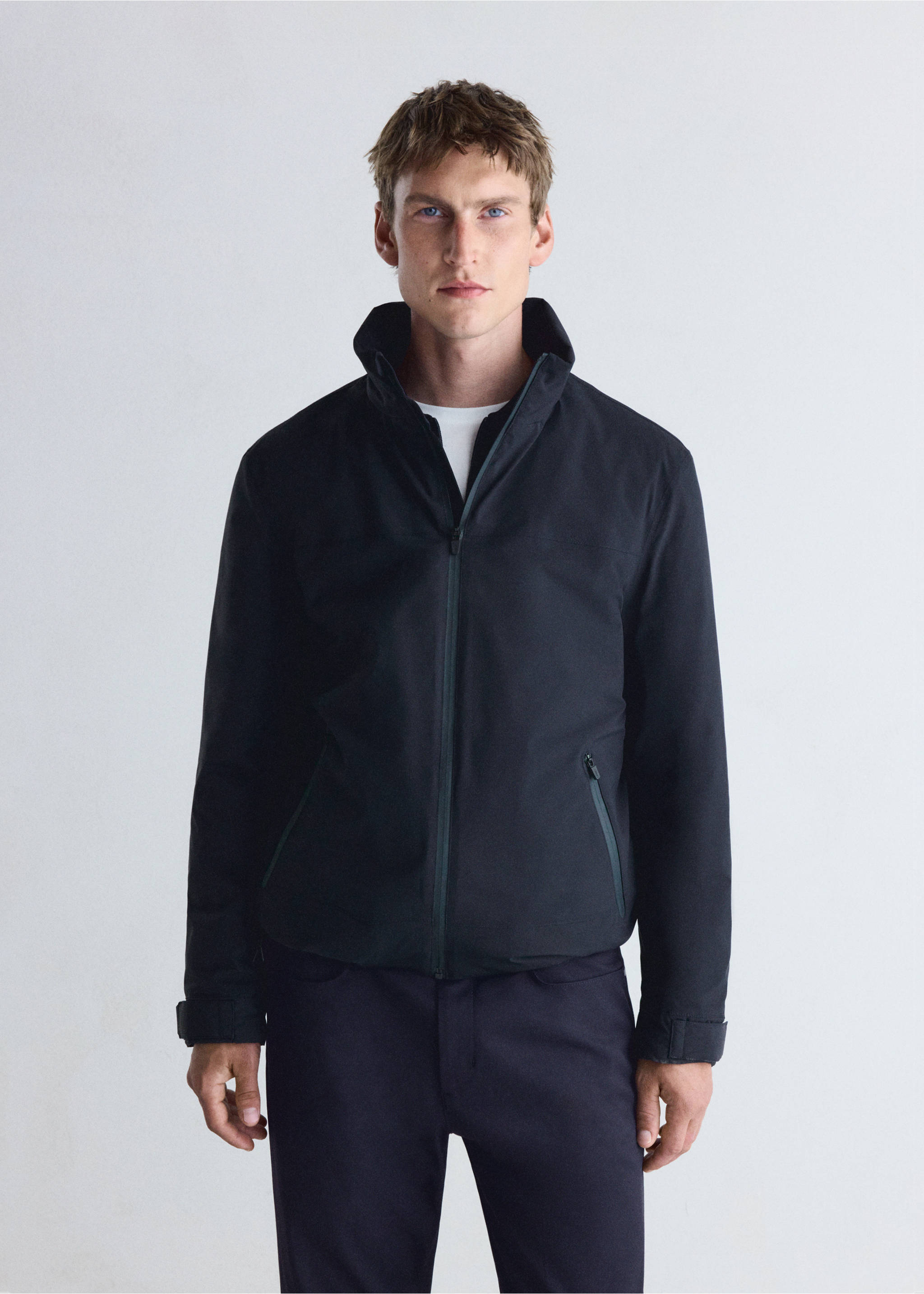 Jacket rian - Details of the article 3, Night Blue. Ref: 37026726-00.
