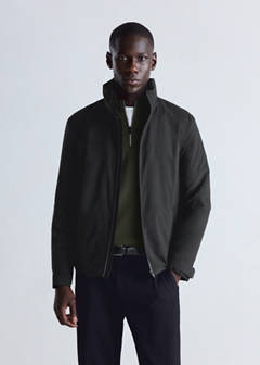 Waterproof padded parka — Black 1