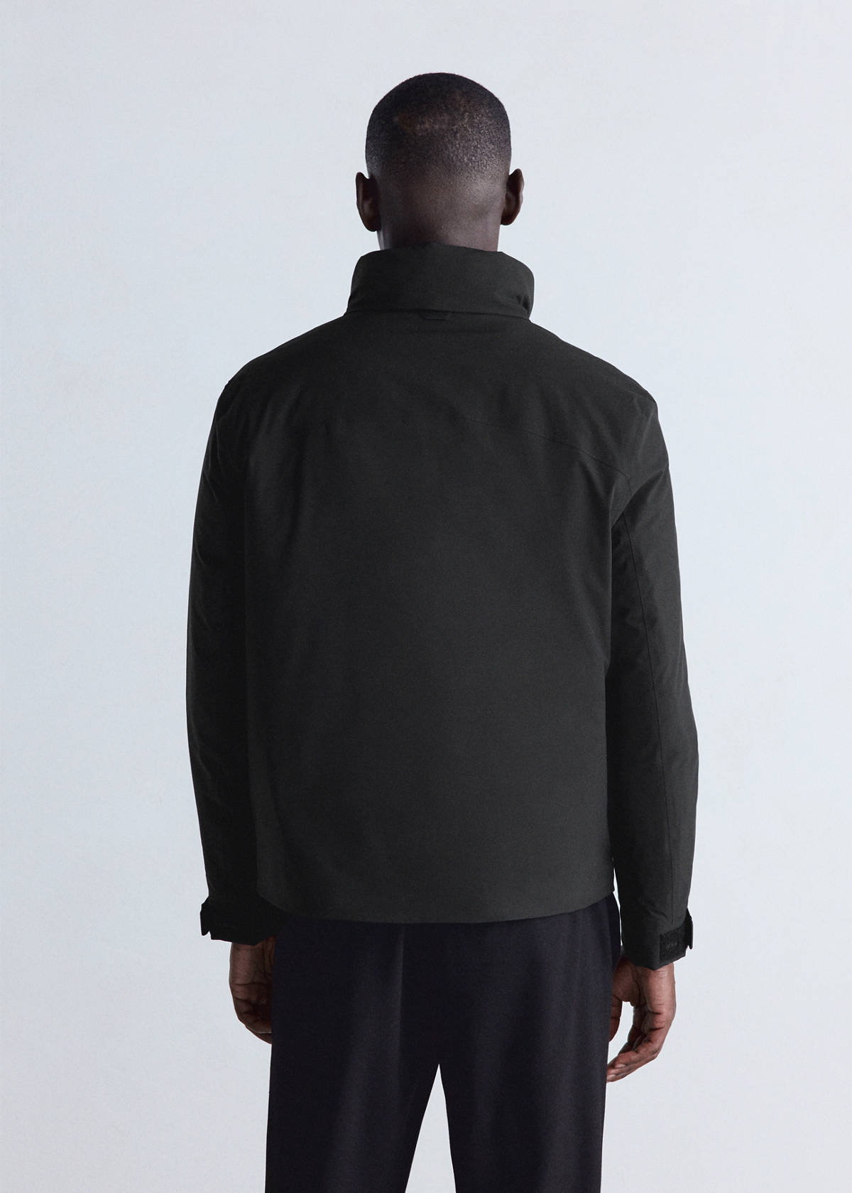 Waterproof padded parka — Black