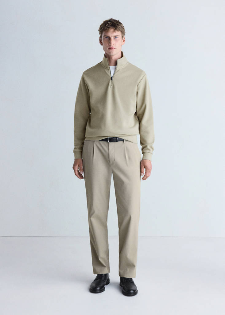 Thermolite® zip-neck sweatshirt - thumbnail 8