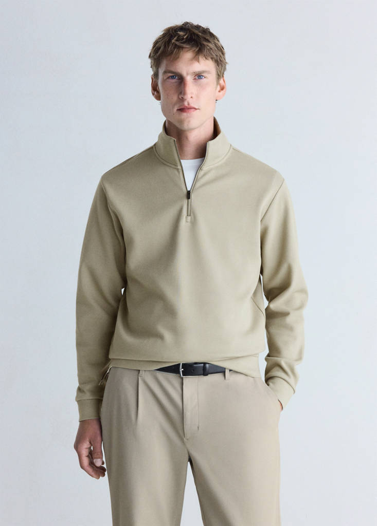 Thermolite® zip-neck sweatshirt - thumbnail 9